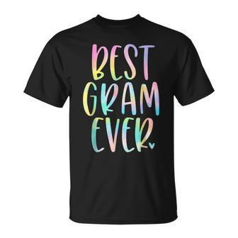 Best Gram Ever Gifts Mothers Day Tie Dye Unisex T-Shirt - Seseable