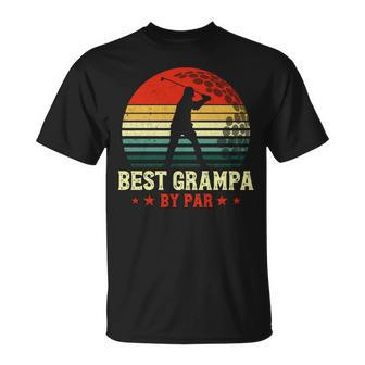 Best Grampa By Par Daddy Fathers Day Golf Lover Golfer T-shirt - Thegiftio UK
