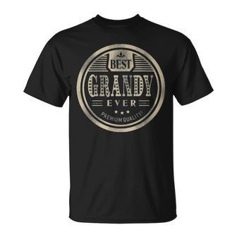Best Grandy Ever Grandfather Dad Father Day Gift Men V2 Unisex T-Shirt - Seseable