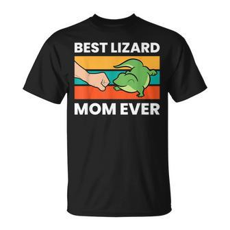 Best Lizard Mom Ever Pet Lizard Funny Lizard Mama Unisex T-Shirt - Seseable