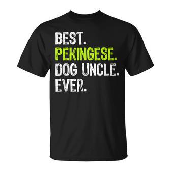 Best Pekingese Dog Uncle Ever Unisex T-Shirt | Mazezy