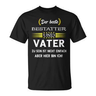 Bestatter Vater T-Shirt, Herren Friedhof Motiv Tee - Seseable