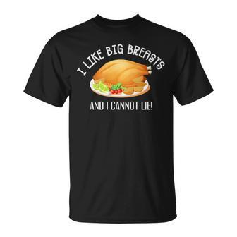 I Like Big Breasts And I Cannot Lie Thanksgiving T-shirt - Thegiftio