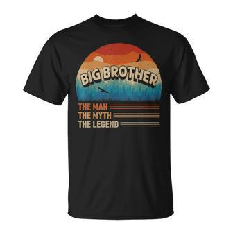 Big Brother The Man The Myth The Legend Men Sunset Brother Unisex T-Shirt - Seseable