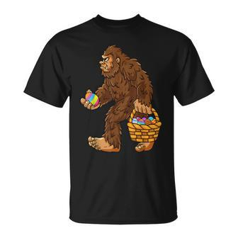 Bigfoot Egg Easter Day Boys Girls Kids Sasquatch T-Shirt - Seseable
