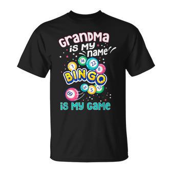 Bingo Grandma Bingo Gifts For Grandma Bingo Player Game Unisex T-Shirt | Mazezy