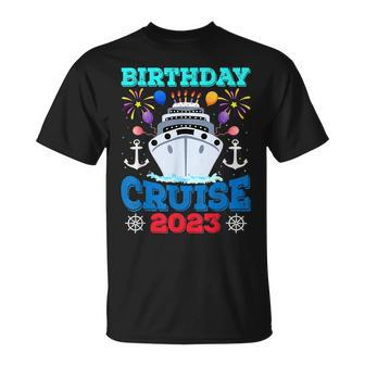 Birthday Cruise Squad Birthday Party Cruise Squad 2023 V2 T-Shirt - Seseable