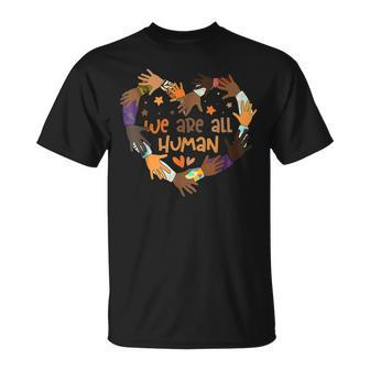 Black Is Beautiful Black History Month We Are All Human T-shirt - Thegiftio UK