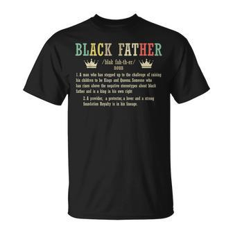 Black Father Best Daddy Ever Fatherhood Fathers Day Papa Gift For Mens Unisex T-Shirt | Mazezy
