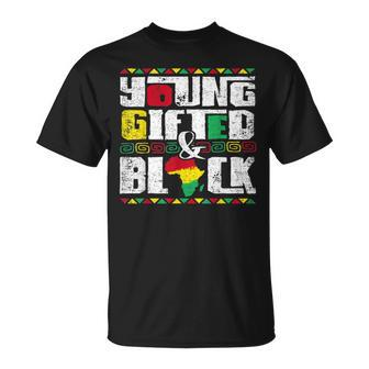 Black Teacher Educator Magic Africa Proud History Men Women V2T-shirt - Seseable
