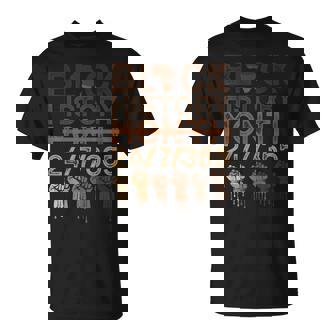 Black History Month 2023 Black History 365 Melanin Pride V2 T-Shirt - Seseable