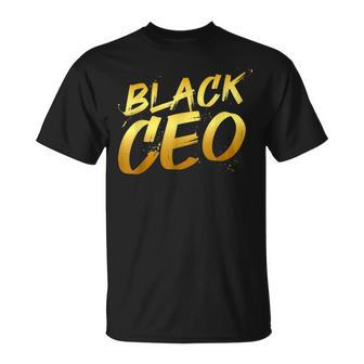 Black History Month Black Ceo African American Heritage T-Shirt - Seseable