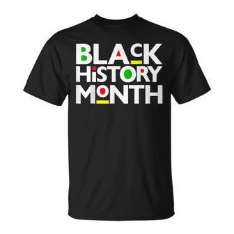 Black History Month Proud Black Afro African Pride Men Women T-Shirt - Seseable