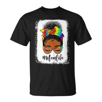 Black Women Tie Dye Mom Life Mothers Day Mothers Women Mama Gift For Womens Unisex T-Shirt
