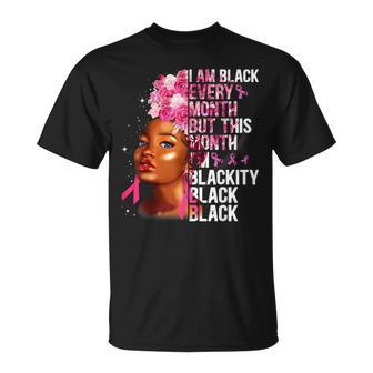 Blackity Black Every Month Black History Bhm African Women V3 T-Shirt - Seseable