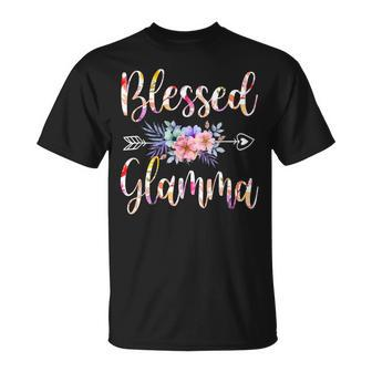 Blessed Glamma Floral T-Shirt - Seseable