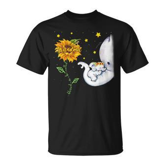 Blessed To Be Called Grandma Sunflower Elephant Mommy Unisex T-Shirt | Mazezy