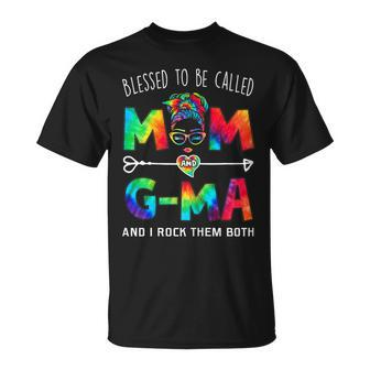 Blessed To Be Called Mom And Gma Mothers Day Gifts Gift For Womens Unisex T-Shirt | Mazezy AU