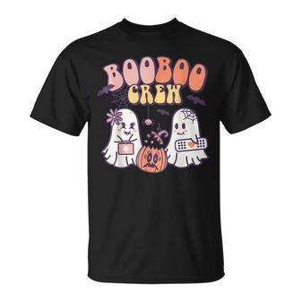Boo Boo Crew Ghost Doctor Paramedic Emt Nurse Halloween V4 T-shirt - Thegiftio UK