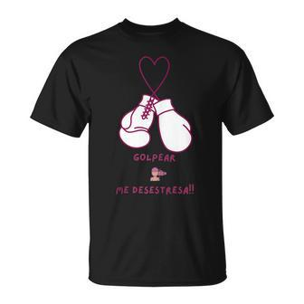Boxing Tank Training Sports Top Boxeo Entreno Deportes Rosa Unisex T-Shirt | Mazezy