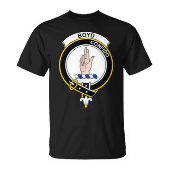 Boyd Coat Of Arms Crest T-shirt - Thegiftio UK