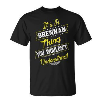 Brennan Thing Family Name Reunion Surname Tree T Unisex T-Shirt - Seseable