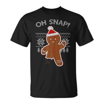Brooklyn Surf Christmas Gingerbread Man T-shirt - Seseable