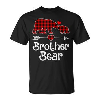 Brother Bear Christmas Pajama Red Plaid Buffalo Matching T-shirt - Thegiftio UK