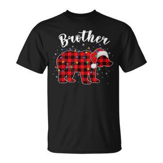 Brother Bear Christmas Pajama Red Plaid Buffalo T-shirt - Thegiftio UK