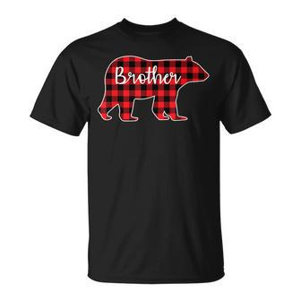 Brother Bear Christmas Pajama Red Plaid Buffalo V2 T-shirt - Thegiftio UK