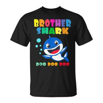 Brother Shark Halloween Christmas Boys V14 T-shirt - Thegiftio UK
