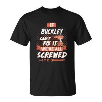 Buckley Name Buckley Family Name Crest Unisex T-Shirt - Seseable