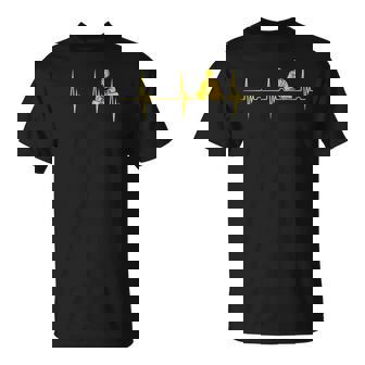 Buddha Statue Buddhist Heartbeat Ekg Pulse Zen Yoga Buddhism Unisex T-Shirt | Mazezy