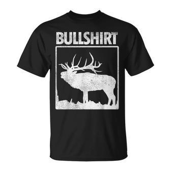 Bull Bull Elk Deer Buck Bow Hunting Hunter T-Shirt - Seseable