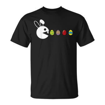 Bunny Happy Easter Egg Hunting Video-Game Gamer Unisex T-Shirt | Mazezy UK