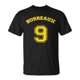 Burreaux Number 9 Louisiana Football Fan T-shirt - Thegiftio UK