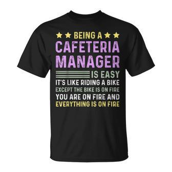 Cafeteria Manager Appreciation Thank You Cafeteria Manager Unisex T-Shirt | Mazezy