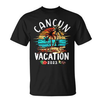 Cancun Mexico Vacation 2023 Matching Family Group T-Shirt - Seseable