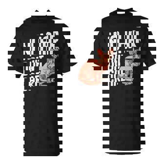 Cat No Hair Dont Care Hairless Sphynx Cat Pet Lover T-Shirt | Seseable CA