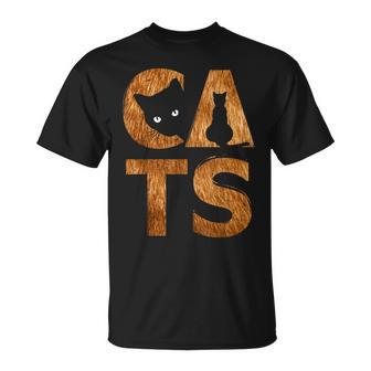 Cats Katzen- Liebe Besitzer Freund Statement Niedlich T-Shirt - Seseable