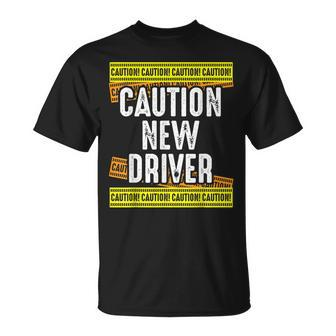Caution New Driver - Driving Licence Celebration T-shirt - Seseable