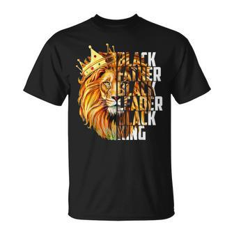 Celebrate Junenth 1865 Black King Black Father Proud Lion Unisex T-Shirt | Mazezy