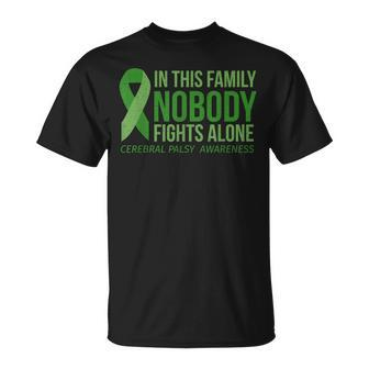 Cerebral Palsy Awareness In This Family Brain Damage Cp T-Shirt - Seseable