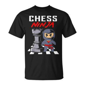 Chess Ninja For Kids And Chess Player T-Shirt - Seseable