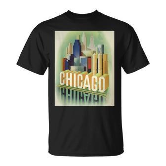 Chicago Retro Vintage Throwback Classic T-shirt - Thegiftio UK