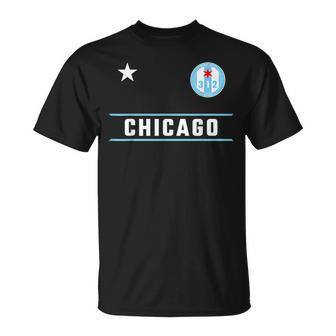 Chicago Windy City Designer Badge With Iconic 312 Area Code Unisex T-Shirt | Mazezy