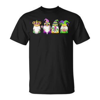 Chillin With My Gnomies Mardi Gras Carnival New Orleans T-Shirt - Seseable