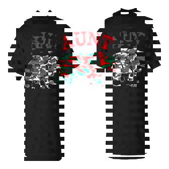 Christmas Camo Aunt Bear Matching Camouflage Pajama Family T-shirt | Seseable FR