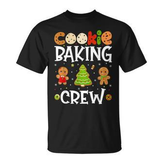 Christmas Cookie Baking Crew Xmas Gingerbread Team T-shirt - Seseable
