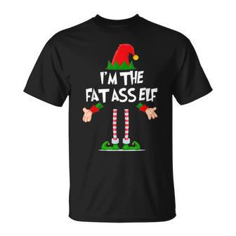 Christmas Elf Im The Fat Ass Elf Matching Xmas T-shirt - Seseable